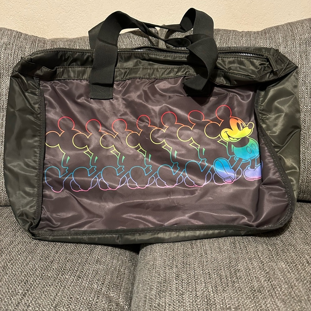Disney Black Bag with Colorful Mickey Design